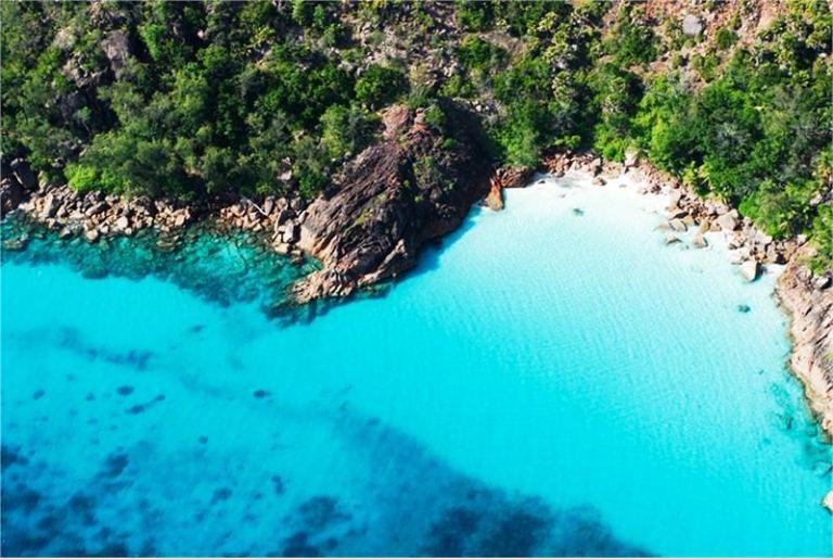 Picturesque Bay in the Seychelles